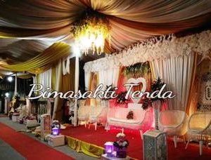 tenda dekorasi bunga