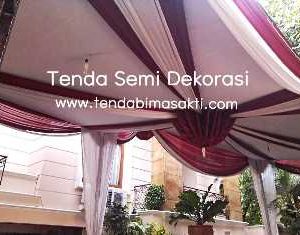 SEWA TENDA SEMI DEKORASI