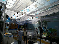 sewa tenda transparan dekor