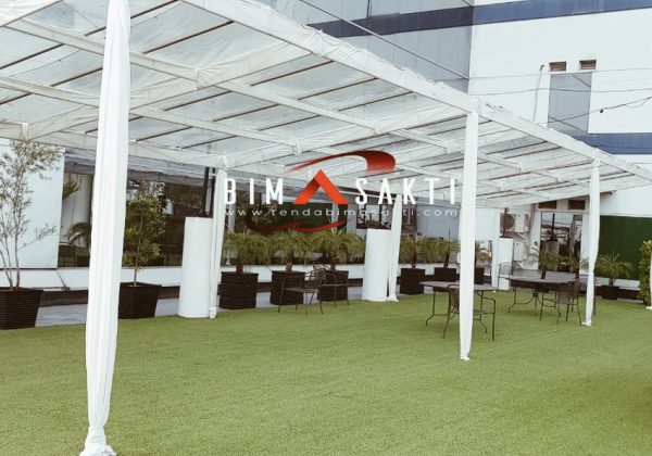 sewa tenda transparan standard