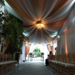 sewa tenda dekor bunga