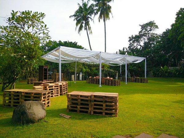 sewa tenda transparan dekorasi