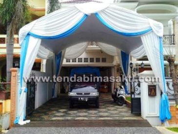 Tenda canopy dekorasi untuk event outdoor