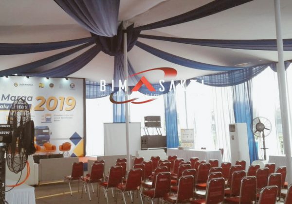 SEWA TENDA SEMI DEKORASI