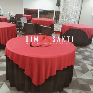 sewa meja bulat d:120cm