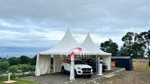 Sewa tenda Sarnafil Jakarta – Tenda Bimasakti menyediakan tenda elegan untuk pameran, bazar, dan event perusahaan.