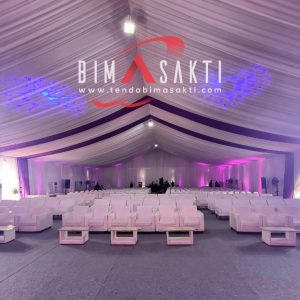 Tenda pernikahan dekorasi VIP dari Tenda Bimasakti