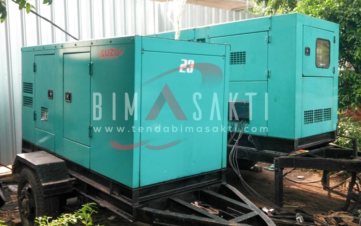 Sewa genset Jakarta – Tenda Bimasakti menyediakan genset silent untuk kebutuhan listrik acara dan event outdoor.
