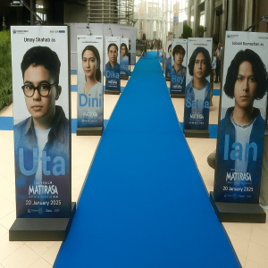 Sewa karpet biru untuk pameran dan event di Jakarta