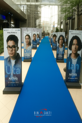 Sewa karpet biru untuk pameran dan event di Jakarta