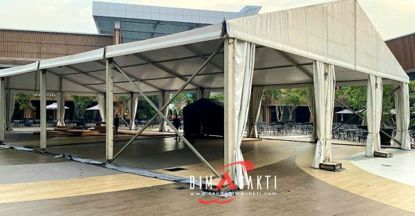 Tenda Roder Polos Putih untuk Acara Pernikahan dan Event