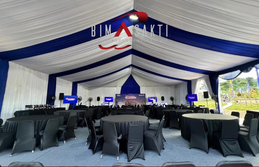 Perlengkapan event profesional dan tenda pesta elegan di Jabodetabek