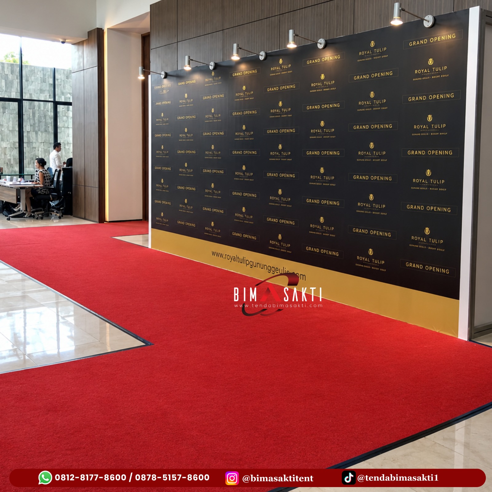 Sewa karpet jalan merah Jakarta untuk acara dan event
