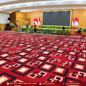 Karpet permadani minimalis untuk dekorasi acara Jakarta