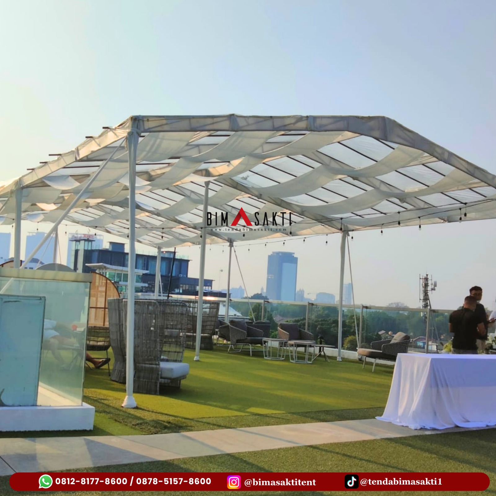 Sewa tenda transparan untuk pernikahan Jakarta